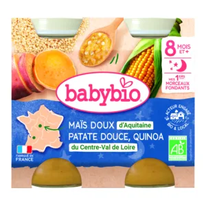 Maïs patate douce quinoa bio