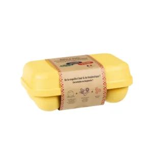 Boîte 6 oeufs bioplastique