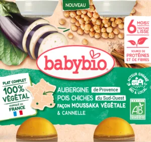 Aubergine façon moussaka végé bio